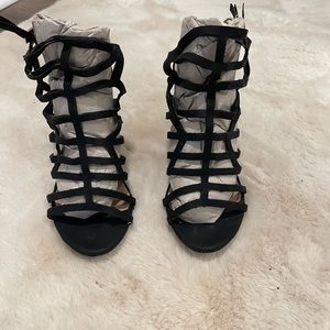 Madden Girl - black strappy heels